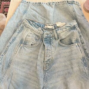 Free people barrel jeans